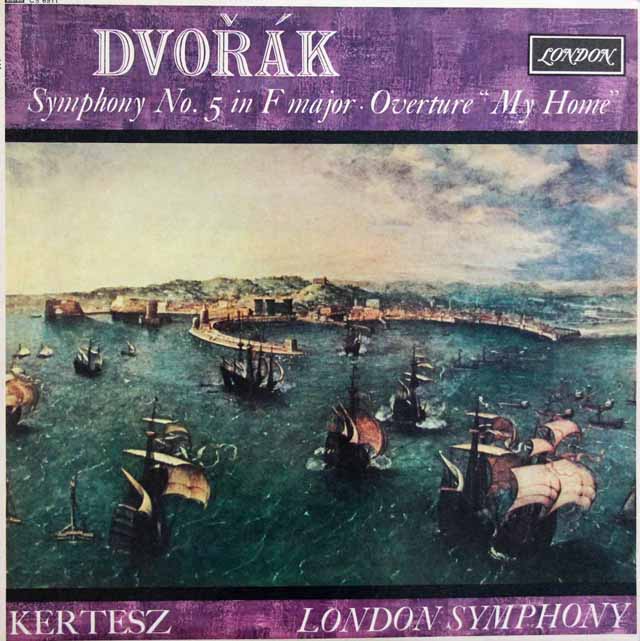 ケルテスのドヴォルザーク/交響曲第5番ほか　英LONDON（DECCA）　3702　LP レコード