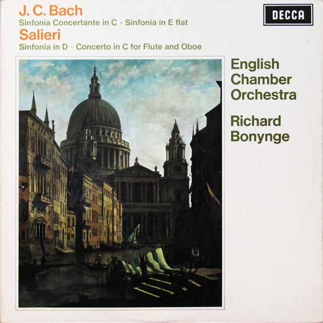【オリジナル盤】　ボニングのバッハ/協奏交響曲ほか　英DECCA　3542　LP レコード