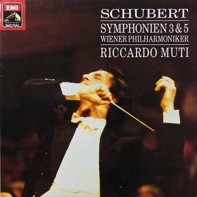 ムーティのシューベルト/交響曲第3、5番　独EMI　3542　LP レコード