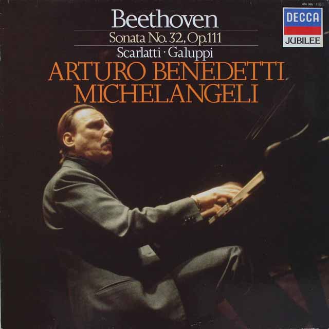 ミケランジェリのベートーヴェン/ピアノソナタ第32番ほか　蘭DECCA　3230　LP レコード