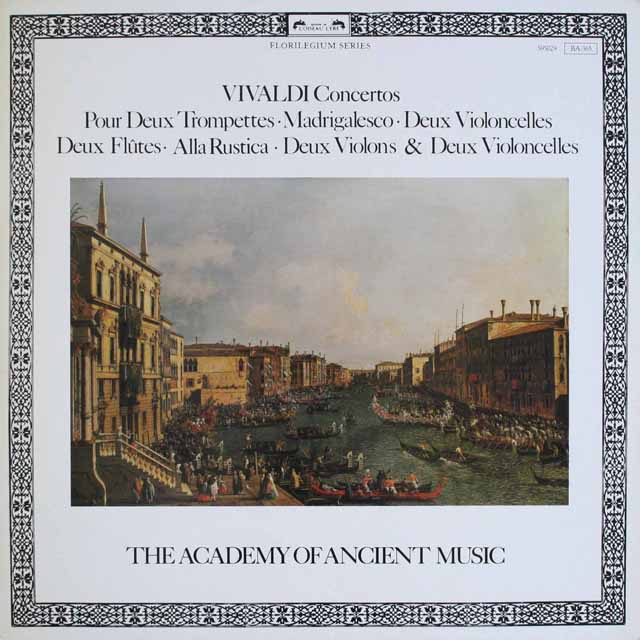 ホグウッドのヴィヴァルディ/協奏曲集　仏L'OISEAU-LYRE　3698　LP レコード
