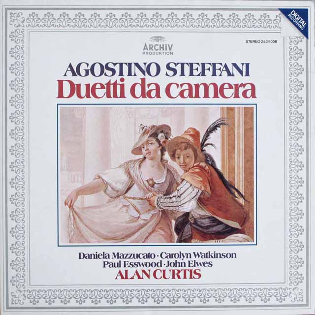 カーティスらのステッファーニ/室内二重唱集　独ARCHIV　3802　LP レコード
