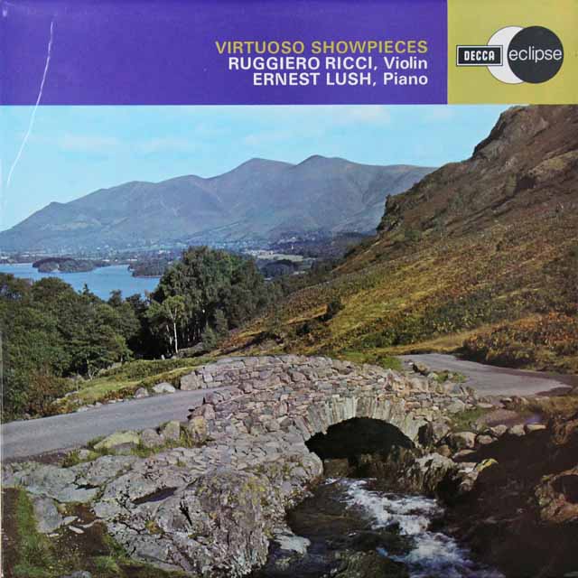 【オリジナル盤】　リッチ、ラッシュの「ヴィルトーゾ小品集」（ヴィエニャフスキ/スケツルォ・タランテッラほか）　英DECCA　3601　LP レコード