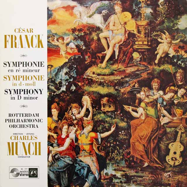 ミュンシュのフランク/交響曲ニ短調　仏Concert Hall　3291　LP レコード