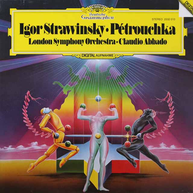 アバドのストラヴィンスキー/「ペトルーシュカ」　独DGG　3602　LP レコード