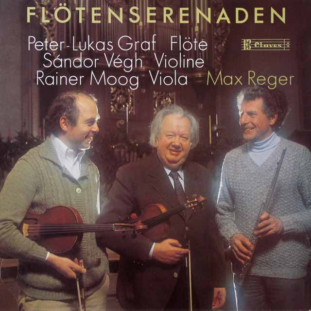 グラーフ、ヴェーグ、モーグのレーガー/セレナード集　スイスClaves　3602　LP レコード