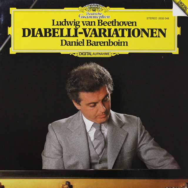 LP レコード バレンボイムのベートーヴェン/ディアベリ変奏曲 独DGG 3602