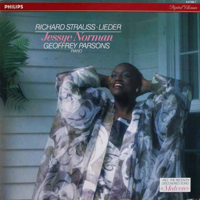 ノーマンのR.シュトラウス/歌曲「マルヴェン」ほか  蘭PHILIPS　3301　LP レコード