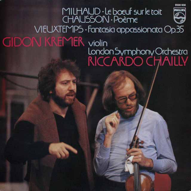 クレーメル&シャイーのショーソン/詩曲ほか  蘭PHILIPS　3301　LP レコード