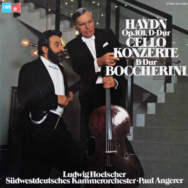 ヘルシャーのハイドン/チェロ協奏曲第2番ほか　独MPS　3602　LP レコード