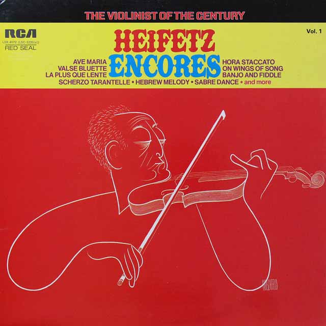 ハイフェッツのシューベルト/アヴェ・マリア　英RCA　2717　LP レコード