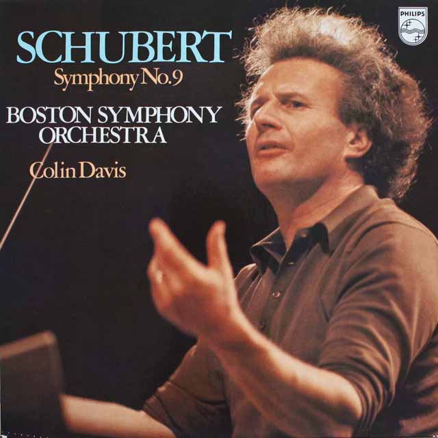 デイヴィスのシューベルト/交響曲第9番「グレート」   蘭PHILIPS  3303　LP レコード