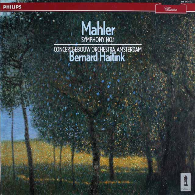 ハイティンクのマーラー/交響曲第1番「巨人」  蘭PHILIPS   2526　LP レコード