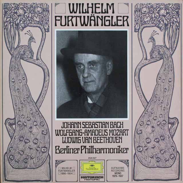 フルトヴェングラーのバッハ/ブランデンブルク協奏曲第3番ほか　独DGG    2526　LP レコード