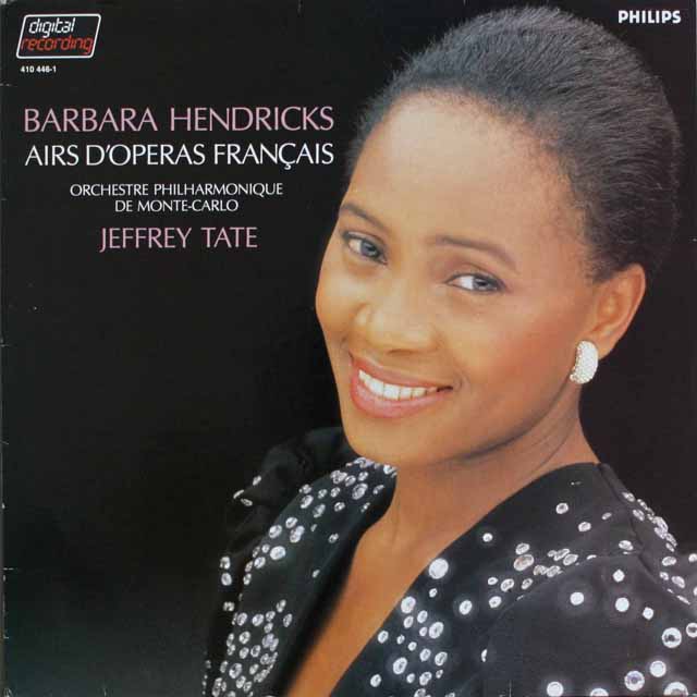 ヘンドリックス、テイトのフランス・オペラ・アリア集　蘭PHILIPS　3809　LP レコード
