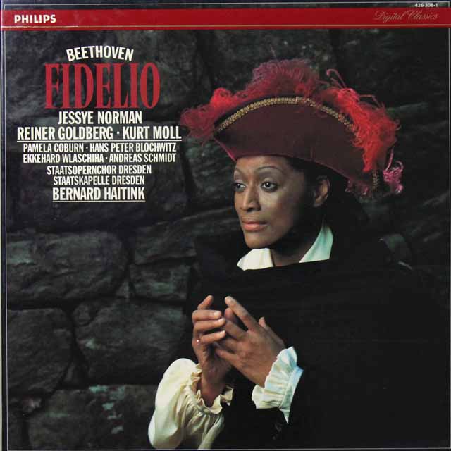 ノーマン、ハイティンクのベートーヴェン/「フィデリオ」全曲　蘭PHILIPS　3603　LP レコード