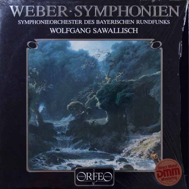 サヴァリッシュのウェーバー/交響曲第1、2番　独ORFEO　3602　LP レコード