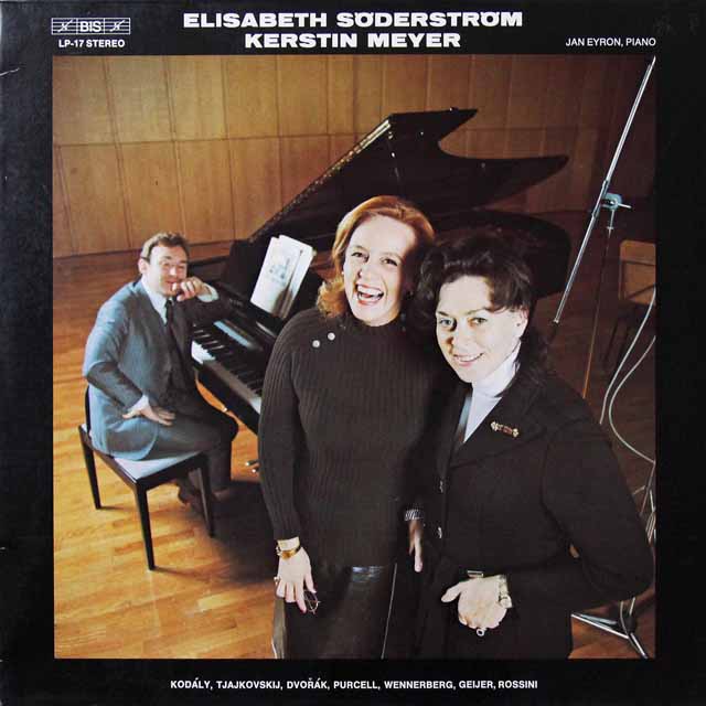 ゼーダーシュトレーム、マイヤーのソプラノ二重唱曲集　独BIS　3602　LP レコード