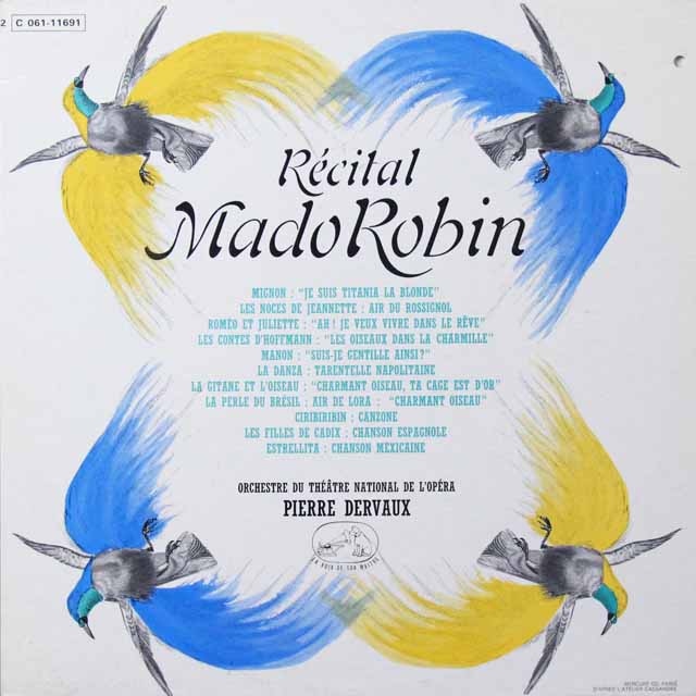 ロバンのソプラノ名演集　仏EMI（VSM）　2718　LP レコード