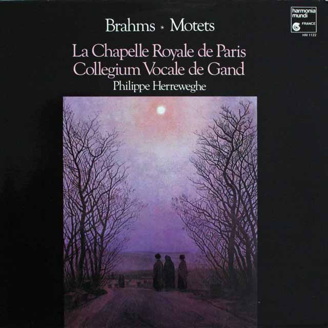 ヘレヴェッヘのブラームス/モテット集　仏HM　3809　LP レコード