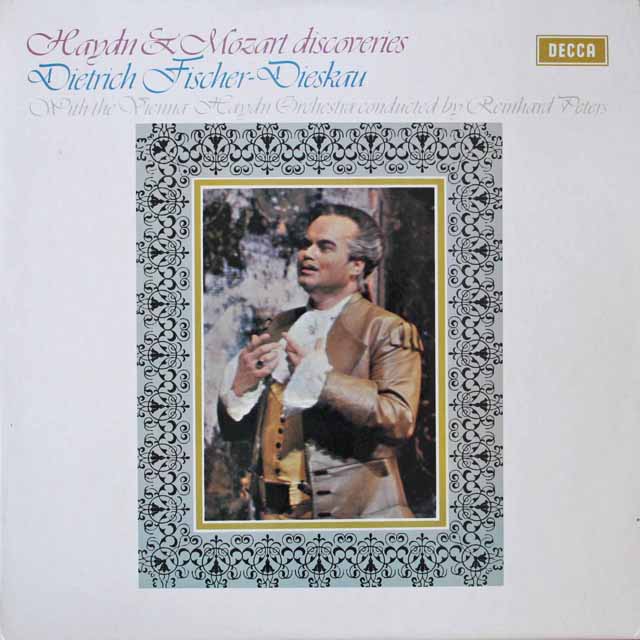 【オリジナル盤】　ディースカウのハイドン、モーツァルト/「珍しいアリア集」　英DECCA　3811　LP レコード