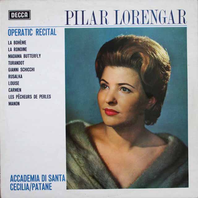 ローレンガー「オペラアリア集」　 英DECCA   2533　LP レコード