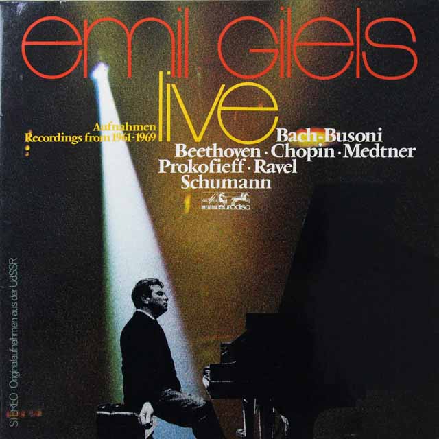 ギレリス/1961-69年ライヴ　独eurodisc　3603　LP レコード