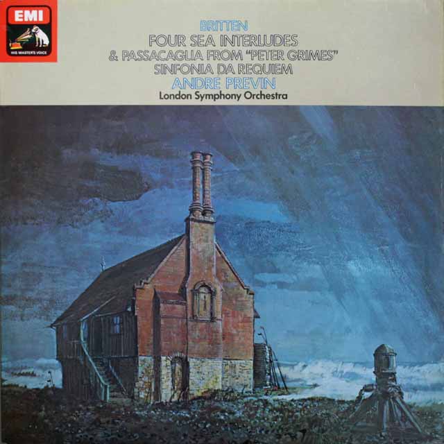 プレヴィンのブリテン/「ピーター・グライムス」から「四つの間奏曲」ほか　英EMI　3811　LP レコード