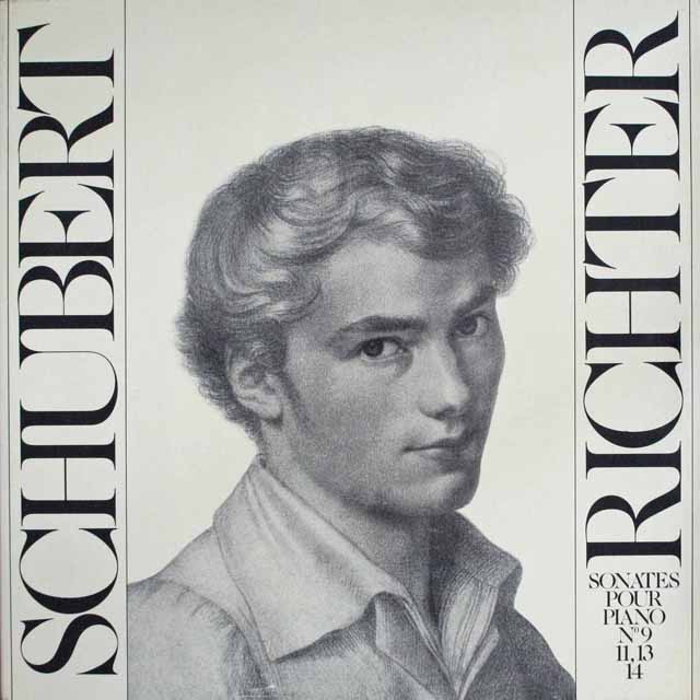 リヒテルのシューベルト/ピアノソナタ第9番ほか　仏LE CHANT DU MONDE　3810　LP レコード