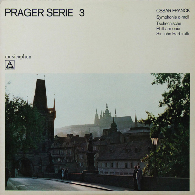 バルビローリのフランク/交響曲 ニ短調　独musicaphon　3604　LP レコード