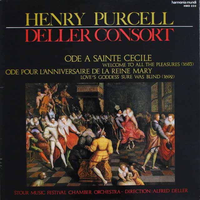 デラーのパーセル/頌歌集  仏HM　3305　LP レコード