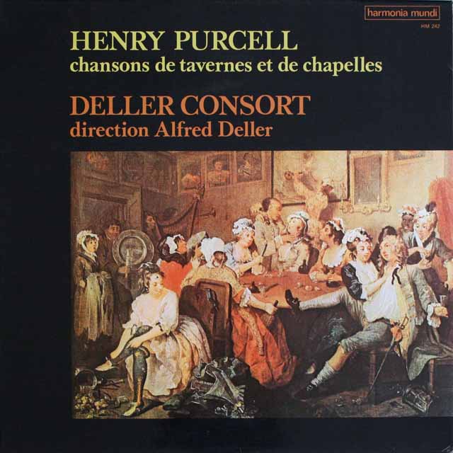 デラーのパーセル/「聖チェチリアへの領歌」ほか  仏HM   3305　LP レコード