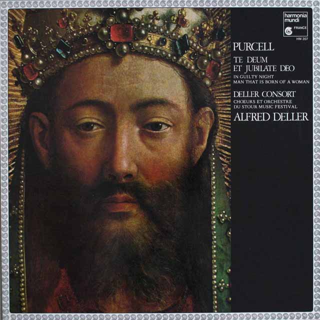 デラーのパーセル/テ・デウムほか　仏HM　3810　LP レコード