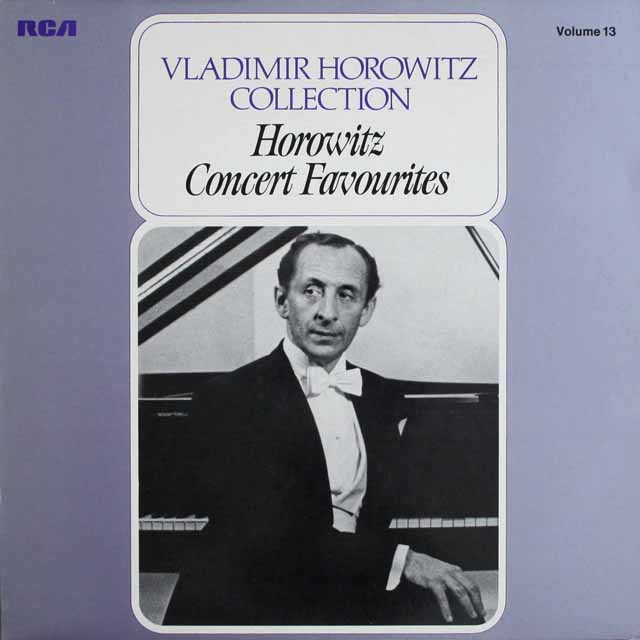ホロヴィッツコレクション vol.13　「ピアノ小品集」　独RCA　3812　LP レコード