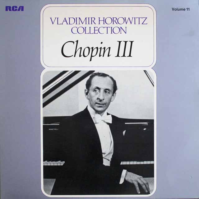 ホロヴィッツコレクション vol.11　ショパン (3)　独RCA　3307　LP レコード
