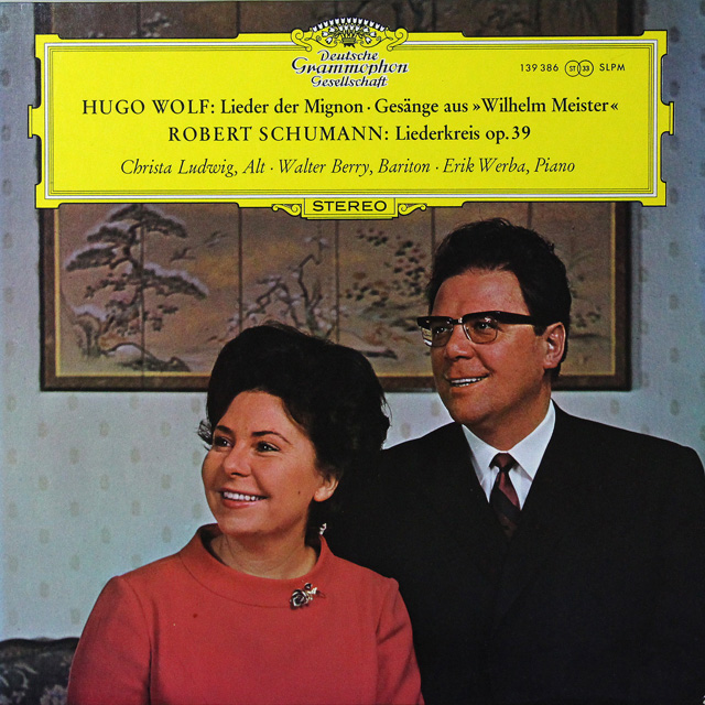 ルートヴィヒ、ベリーのシューマン/リーダークライスほか　独DGG　3604　LP レコード