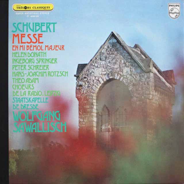 サヴァリッシュのシューベルト/ミサ曲第6番　仏PHILIPS　3812　LP レコード