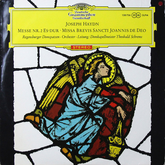【赤ステレオ、独最初期盤】　シュレムスのハイドン/ミサ曲第2番ほか　独DGG　3605　LP レコード