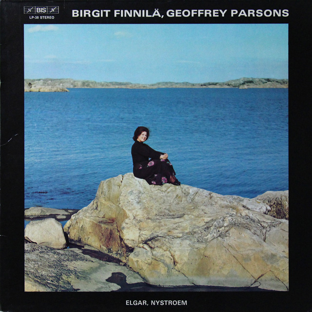 フィニラ、パーソンズのエルガー/「海の絵」　独BIS　3605　LP レコード