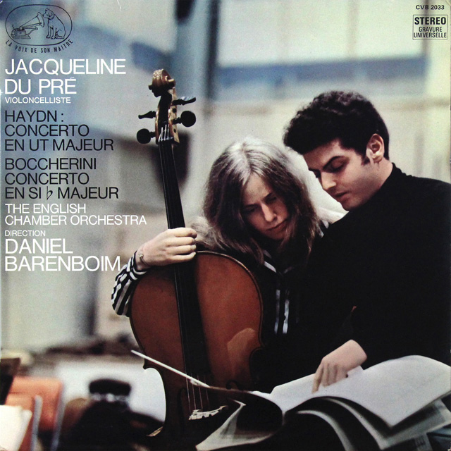 デュ・プレ、バレンボイムのハイドン、ボッケリーニ/チェロ協奏曲　仏EMI（VSM）　2725　LP レコード