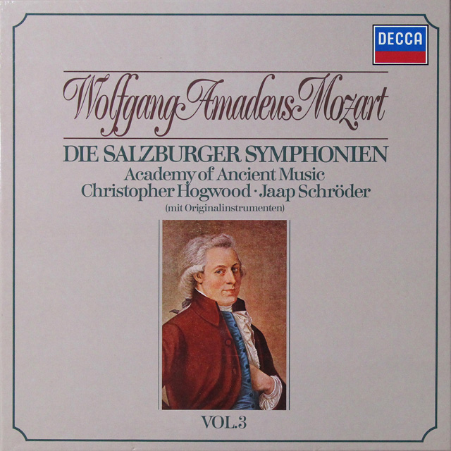 ホグウッドのモーツァルト/ザルツブルク交響曲集 vol.3　独DECCA　3605　LP レコード