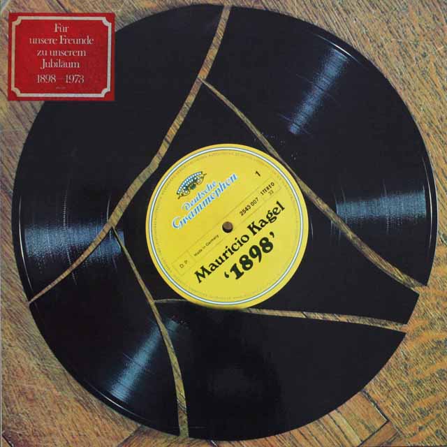 カーゲル/「1898年」　独DGG　3811　LP レコード