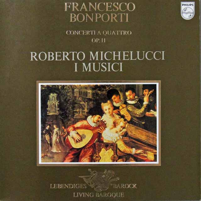 ミケルッチ、イ・ムジチのボンポルティ/10の合奏協奏曲より　蘭PHILIPS　3516　LP レコード