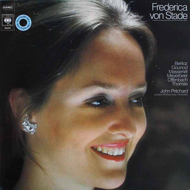 シュターデのベルリオーズ、グノーら/歌曲集　独CBS　3811　LP レコード