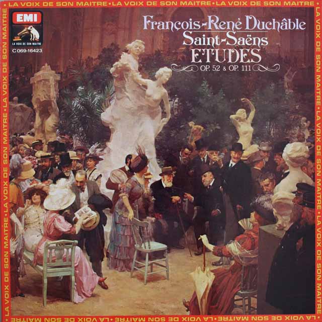 デュシャーブルのサン＝サーンス/練習曲集　仏EMI（VSM）　3813　LP レコード