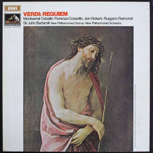 バルビローリのヴェルディ/レクイエム　英EMI　3813　LP レコード