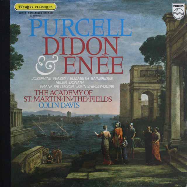 デイヴィスのパーセル/「ディドとエネアス」　仏PHILIPS　3813　LP レコード