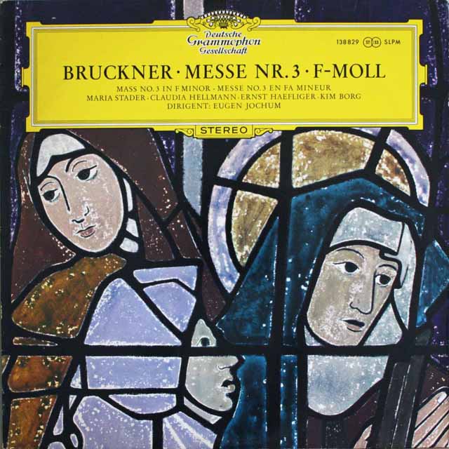 ヨッフムのブルックナー/ミサ曲第3番　独DGG　3309　LP レコード