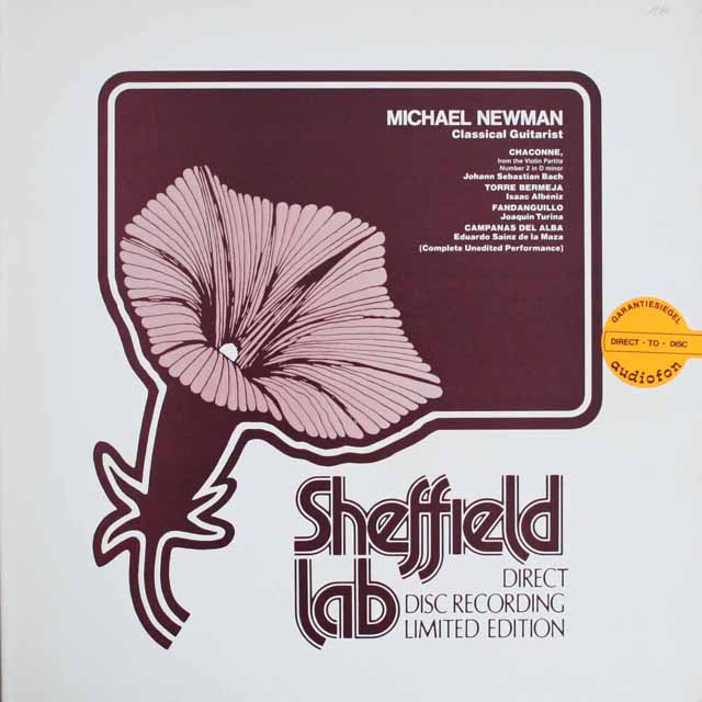 【ダイレクトカット】　ニューマンのバッハ/「シャコンヌ」ほか　独SHEFFIELD　3694　LP レコード