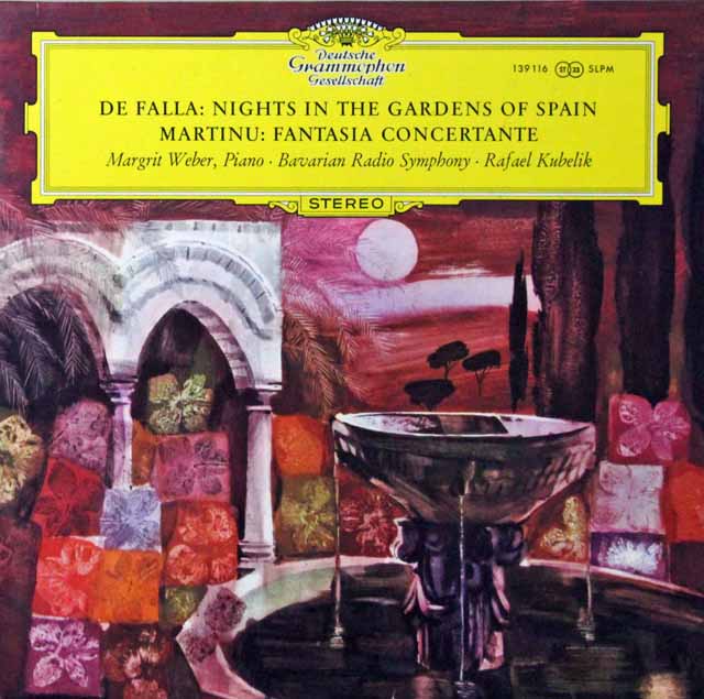 クーベリックのファリャ/スペインの庭の夜ほか　独DGG　3518　LP レコード